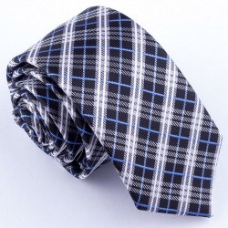 Slim fit černá kravata Greg 99102