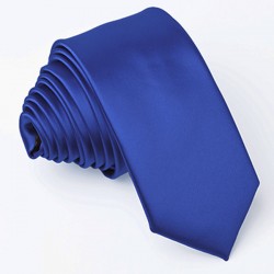 Švestkově modrá slim fit kravata Greg 99145