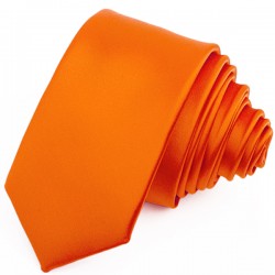 Oranžová kravata slim fit Greg 99174