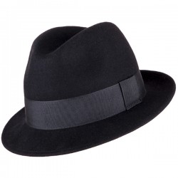 Pánský černý klobouk 85032